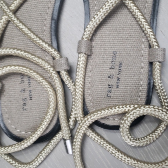 Rag & Bone infinity woven sandals, rope sandals, new, size 8 and 9.5 - Picture 5 of 8